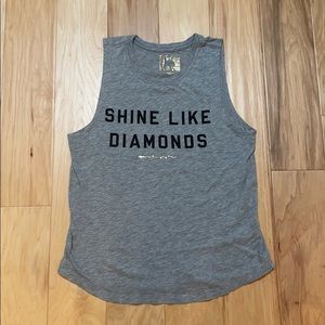 Spiritual Gangster Shine Like Diamonds Muscle Tank